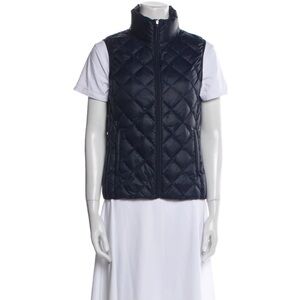 Tory Sport Navy Quilted Vest